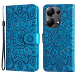 For Xiaomi Redmi Note 14S 4G / Note 13 Pro 4G / Poco M6 Pro 4G Magnetic Phone Case Leather Imprinted Cover