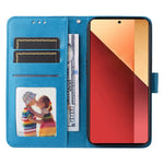 For Xiaomi Redmi Note 14S 4G / Note 13 Pro 4G / Poco M6 Pro 4G Magnetic Phone Case Leather Imprinted Cover