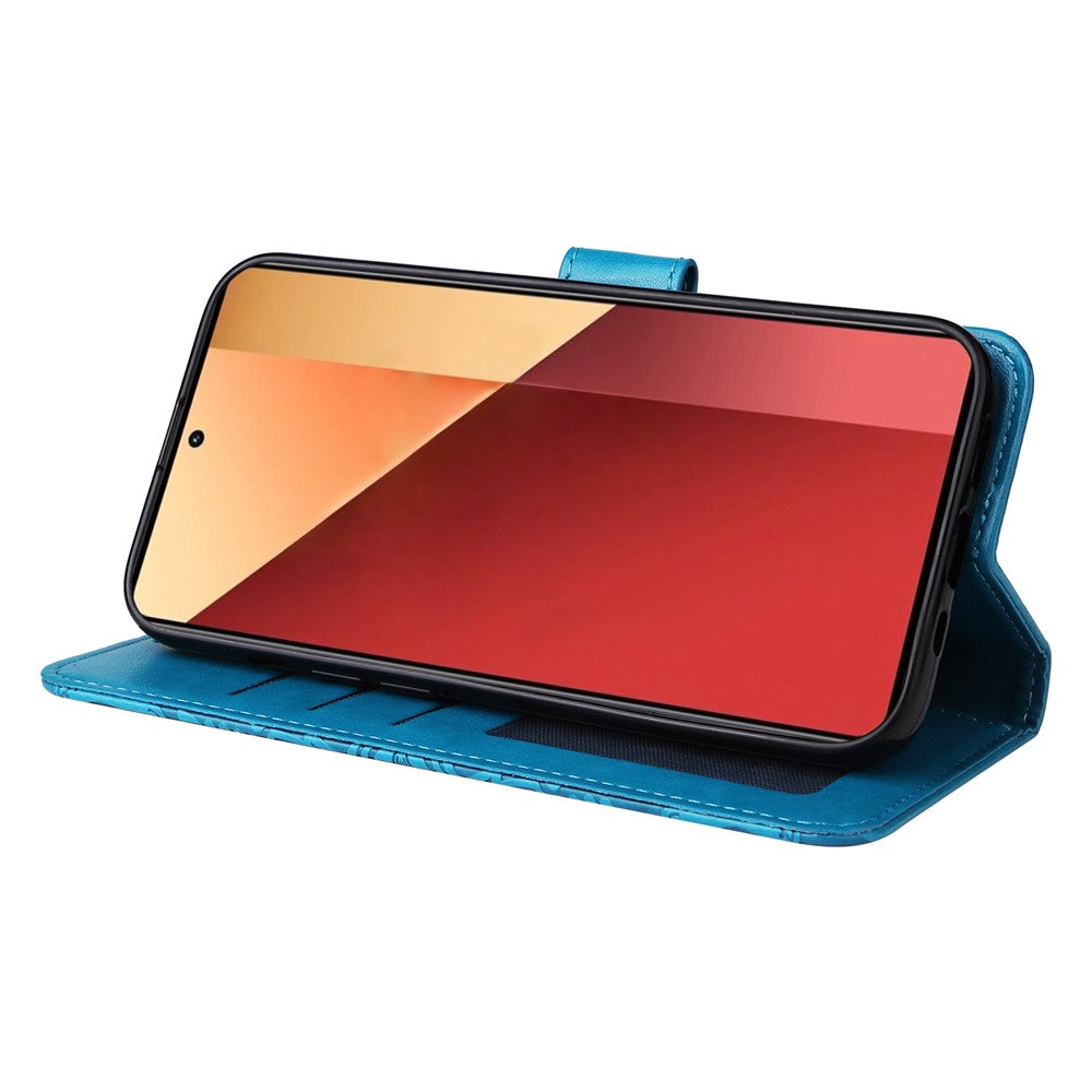 For Xiaomi Redmi Note 14S 4G / Note 13 Pro 4G / Poco M6 Pro 4G Magnetic Phone Case Leather Imprinted Cover