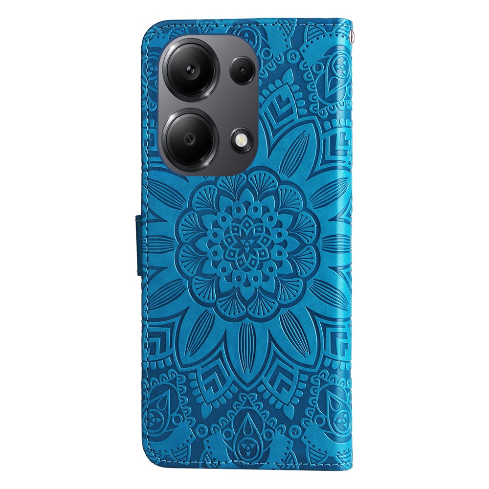 For Xiaomi Redmi Note 14S 4G / Note 13 Pro 4G / Poco M6 Pro 4G Magnetic Phone Case Leather Imprinted Cover