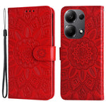 For Xiaomi Redmi Note 14S 4G / Note 13 Pro 4G / Poco M6 Pro 4G Magnetic Phone Case Leather Imprinted Cover