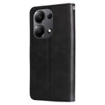 For Xiaomi Redmi Note 14S 4G / Note 13 Pro 4G / Poco M6 Pro 4G Case Leather Anti-Drop Cover with Zipper Pocket