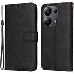 For Xiaomi Redmi Note 14S 4G / Note 13 Pro 4G / Poco M6 Pro 4G Case Calf Texture Photo Slot Phone Cover