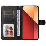 For Xiaomi Redmi Note 14S 4G / Note 13 Pro 4G / Poco M6 Pro 4G Case Calf Texture Photo Slot Phone Cover