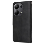 For Xiaomi Redmi Note 14S 4G / Note 13 Pro 4G / Poco M6 Pro 4G Case Calf Texture Photo Slot Phone Cover