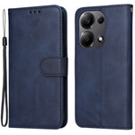 For Xiaomi Redmi Note 14S 4G / Note 13 Pro 4G / Poco M6 Pro 4G Case Calf Texture Photo Slot Phone Cover