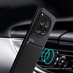 For OnePlus 12 5G Back Case PU+TPU+PC Anti-fingerprint Phone Protective Cover