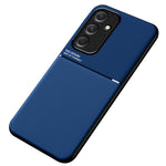 Til Samsung Galaxy A55 5G Bagcover PU+TPU+PC Stødsikkert Mobiltelefoncover