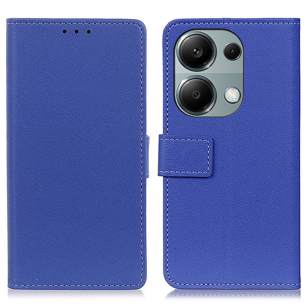 Xiaomi Redmi Note 13 4G Läderplånboksfodral med stativ och mobilskydd