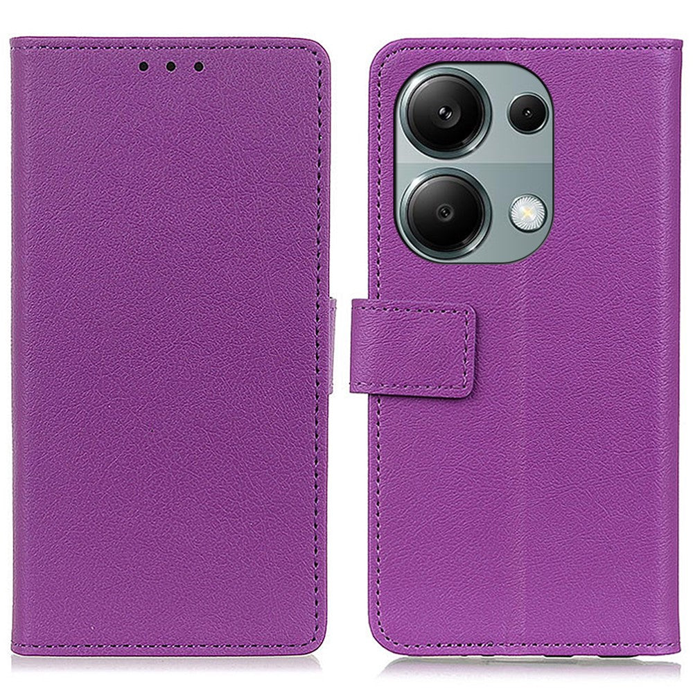 Xiaomi Redmi Note 13 4G Läderplånboksfodral med stativ och mobilskydd