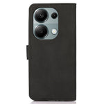 KHAZNEH For Xiaomi Redmi Note 13 4G Leather Case with TPU Shockproof Shell Wallet Phone Cover