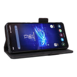 Til Asus ROG Phone 8 5G / Phone 8 Pro 5G Etui Folio Flip Læder Telefoncover Pung Stander