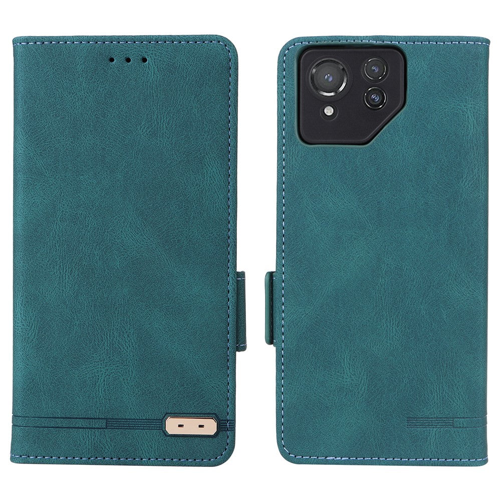 Til Asus ROG Phone 8 5G / Phone 8 Pro 5G Etui Folio Flip Læder Telefoncover Pung Stander