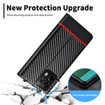 LC.IMEEKE For Xiaomi Redmi Note 13 Pro 5G / Poco X6 5G Leather Case Carbon Fiber Texture Wallet Stand Cover