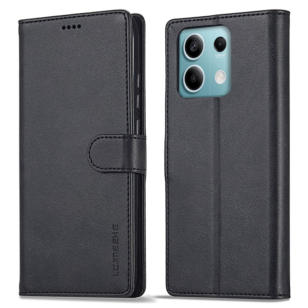 LC.IMEEKE För Xiaomi Redmi Note 13 5G Fodral Flip Läder Plånboksfodral mobilskal