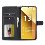 LC.IMEEKE For Xiaomi Redmi Note 13 Pro 5G / Poco X6 5G Case Wallet Stand Calf Texture Leather Phone Cover