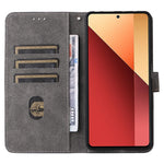 For Xiaomi Redmi Note 13 Pro 4G / Poco M6 Pro 4G / Note 14S 4G Case with Strap RFID Blocking PU Leather Cover Stand