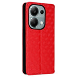 For Xiaomi Redmi Note 13 Pro 4G / Poco M6 Pro 4G / Note 14S 4G Case Rhombus Imprinted Stand View Phone Cover