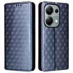 For Xiaomi Redmi Note 13 Pro 4G / Poco M6 Pro 4G / Note 14S 4G Case Rhombus Imprinted Stand View Phone Cover