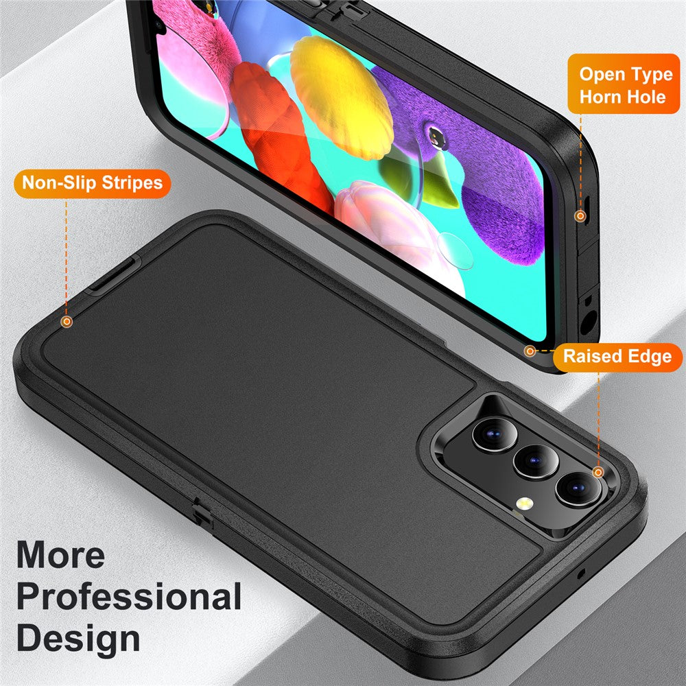 Til Samsung Galaxy A15 4G Stødsikkert Cover PC+TPU+PC Telefonbagcover