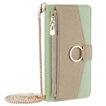 For Samsung Galaxy A03 (166.5mm) Case PU Leather Makeup Mirror Wallet Cover Stand