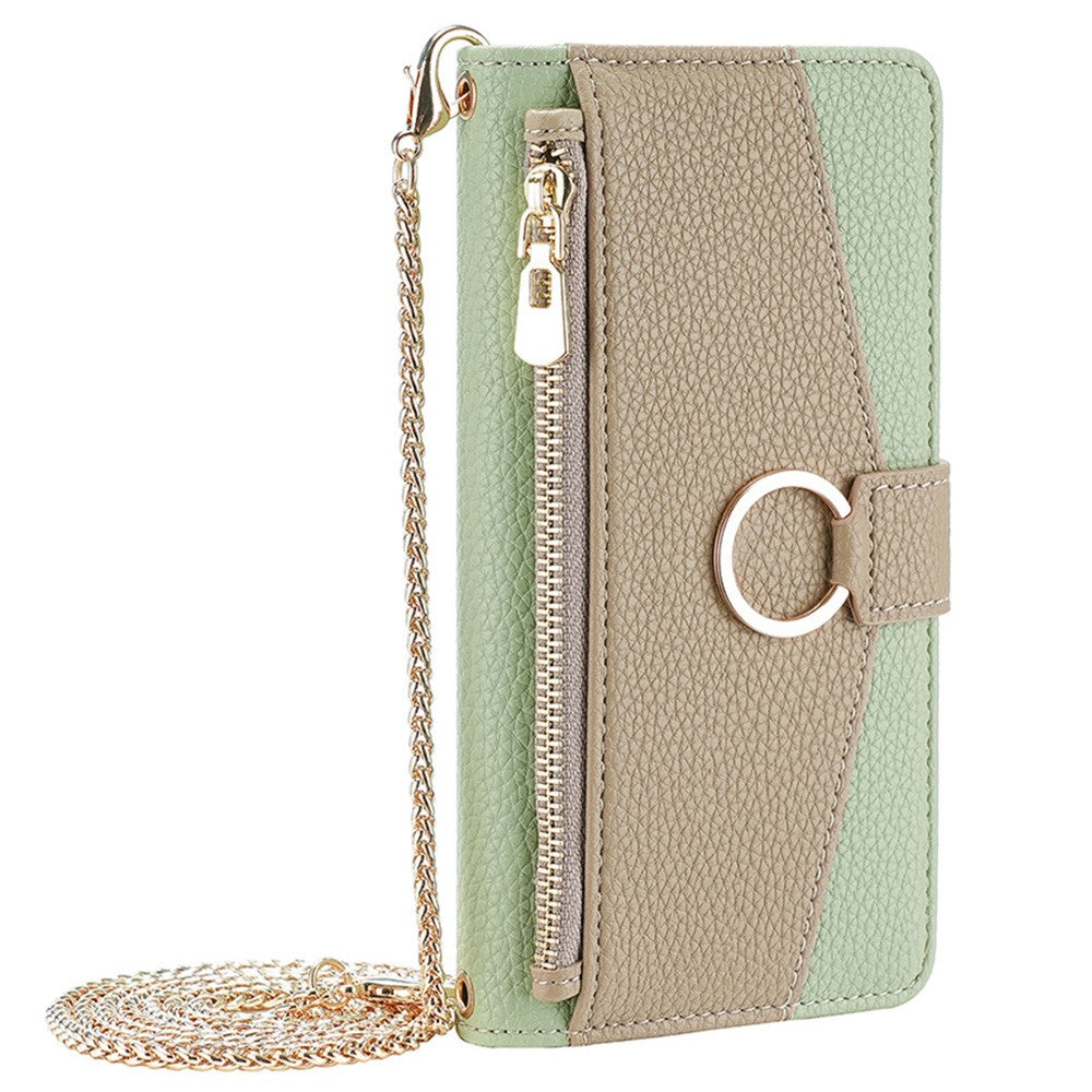 For Samsung Galaxy A03 (166.5mm) Case PU Leather Makeup Mirror Wallet Cover Stand