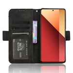 Xiaomi Redmi Note 13 Pro 4G / Poco M6 Pro 4G / Note 14S 4G-skal, läderfodral med flera kortplatser