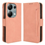 Xiaomi Redmi Note 13 Pro 4G / Poco M6 Pro 4G / Note 14S 4G-skal, läderfodral med flera kortplatser
