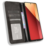 For Xiaomi Redmi Note 13 Pro 4G / Poco M6 Pro 4G / Note 14S 4G Wallet Case Leather Vintage Phone Cover