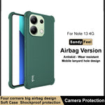 IMAK För Xiaomi Redmi Note 13 4G TPU-skal Förstärkta hörnskydd mobilskydd