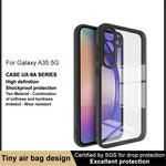 IMAK UX-9A-serien til Samsung Galaxy A35 5G Gennemsigtigt cover Airbagbeskyttelse TPU + PC telefoncover