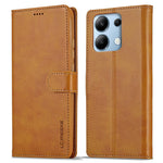 LC.IMEEKE For Xiaomi Redmi Note 13 4G Wallet Case Calf Texture Leather Folio Phone Cover