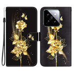 For Xiaomi 14 Phone Case Pattern Printing Wallet Leather Cover