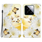 For Xiaomi 14 Phone Case Pattern Printing Wallet Leather Cover