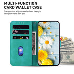 For Xiaomi 14 Leather Case Wallet Phone Cover Flower Pattern