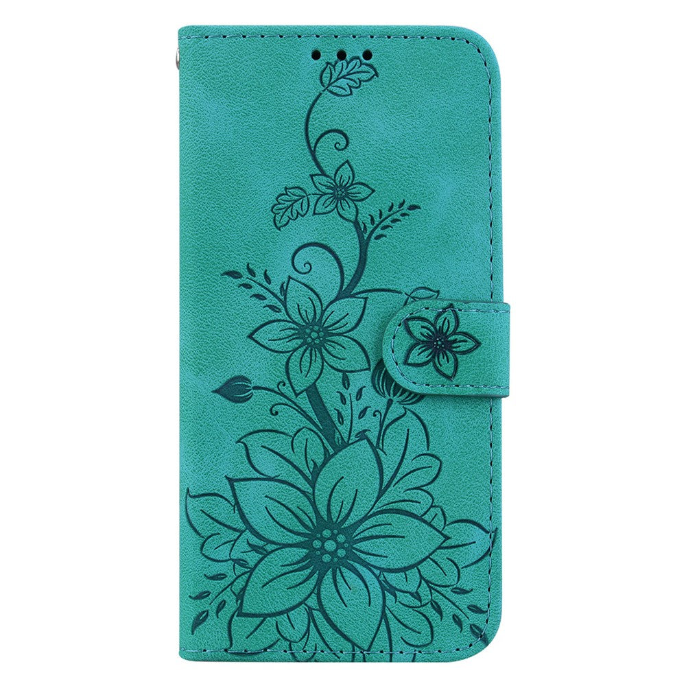 For Xiaomi 14 Leather Case Wallet Phone Cover Flower Pattern