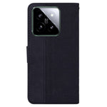 For Xiaomi 14 Case Geometry Pattern Imprinted Leather Phone Cover