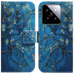 For Xiaomi 14 Leather Case Pattern Printing Phone Wallet Cover