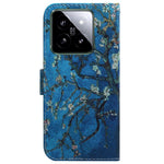 For Xiaomi 14 Leather Case Pattern Printing Phone Wallet Cover