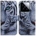 For Xiaomi 14 Leather Case Pattern Printing Phone Wallet Cover