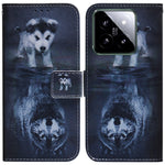 For Xiaomi 14 Leather Case Pattern Printing Phone Wallet Cover