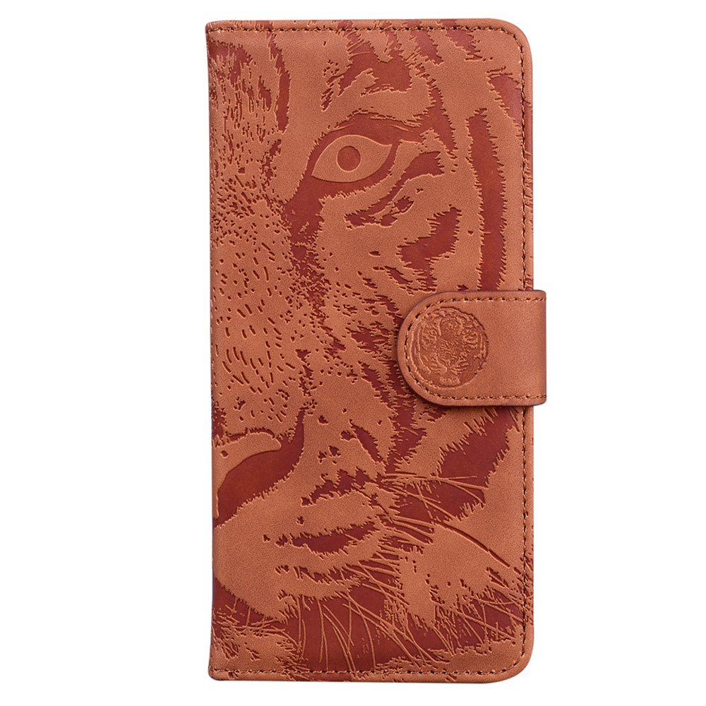 For Xiaomi Redmi 13C 4G / 13C 5G / Poco C65 4G / Poco M6 5G / 13R 5G Case PU Leather Tiger Pattern Phone Cover