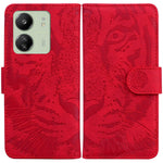 For Xiaomi Redmi 13C 4G / 13C 5G / Poco C65 4G / Poco M6 5G / 13R 5G Case PU Leather Tiger Pattern Phone Cover