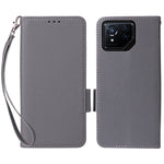 For Asus ROG Phone 8 5G / ROG Phone 8 Pro 5G Case with Wrist Strap Litchi Texture PU Leather Wallet Phone Cover