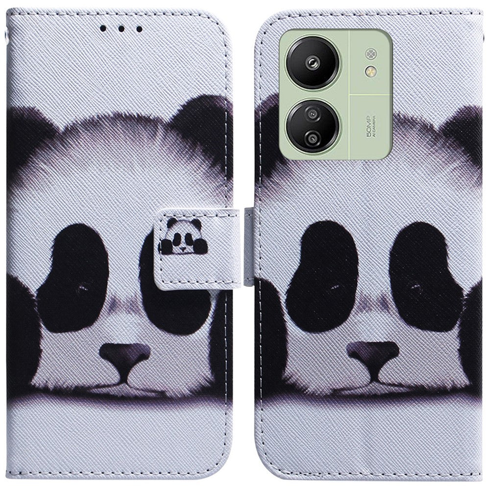 For Xiaomi Redmi 13C 4G / 13C 5G / Poco C65 4G / Poco M6 5G / 13R 5G Case PU Leather Wallet Stand Cover
