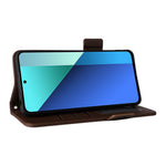 For Xiaomi Redmi Note 13 4G Shockproof Phone Case PU Leather Flip Cover