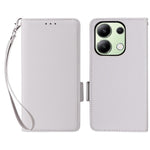 For Xiaomi Redmi Note 13 4G Shockproof Phone Case PU Leather Flip Cover
