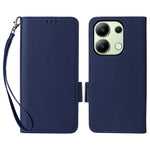For Xiaomi Redmi Note 13 4G Shockproof Phone Case PU Leather Flip Cover