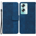 For Oppo A79 5G / A2 5G Cell Phone Case Geometry Imprinted Anti-shock Leather Wallet Cover