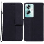 For Oppo A79 5G / A2 5G Cell Phone Case Geometry Imprinted Anti-shock Leather Wallet Cover